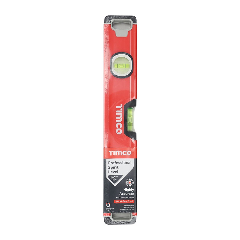 Timco Professional Spirit Level – Box Beam 400mm