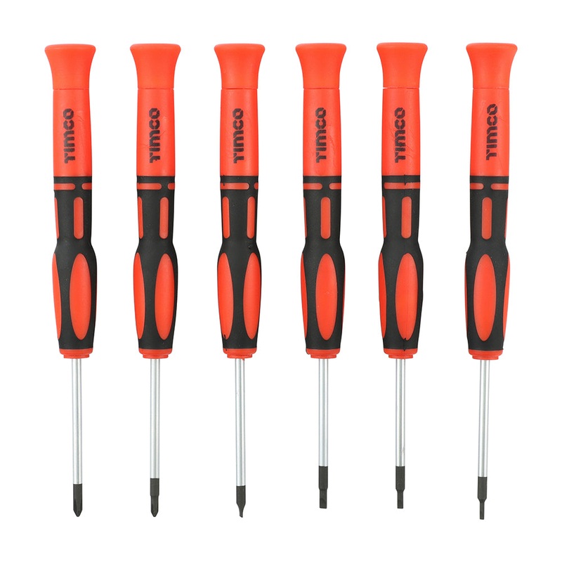 Timco Precision Screwdriver Set 6 Pieces