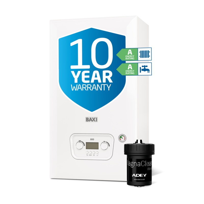 Baxi 800 Combi 2 Boiler With Magnetic Filter