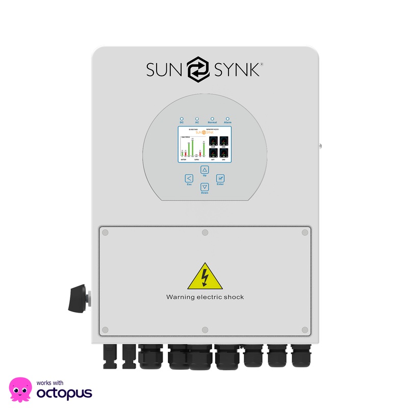 Sunsynk 5.5kW Ecco Single Phase Hybrid Inverter SUN-5K-SG01LP1-EU