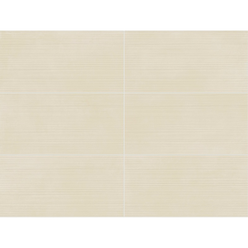 Linton Cream Waves Decor Glazed Porcelain Wall And Floor Tile 300mm X 600mm X 9mm – Pack Of 7 – Covers 1.25m2