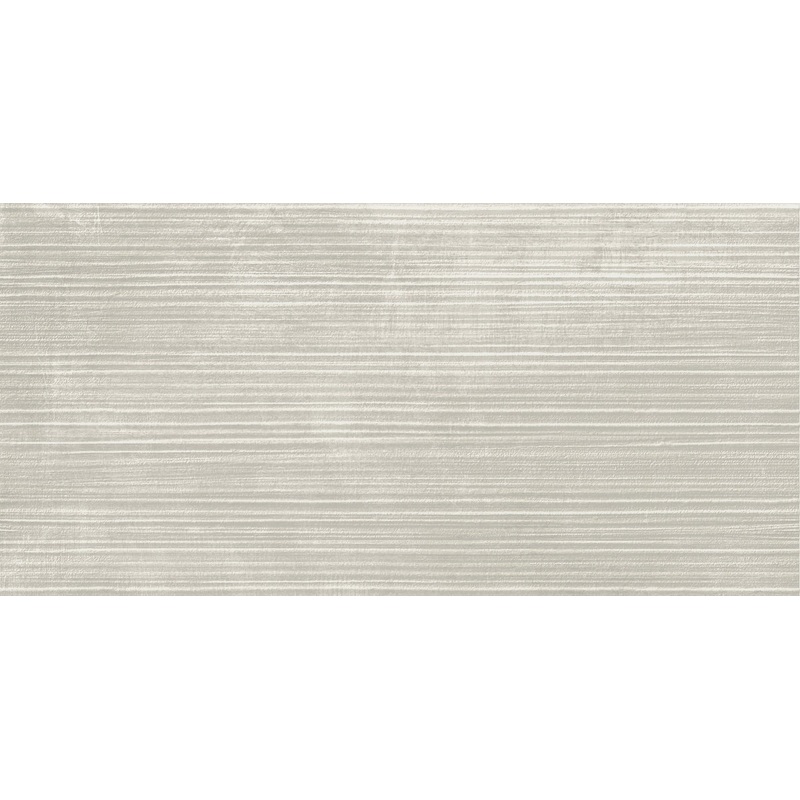 Linton White Waves Decor Glazed Porcelain Wall Tile 300mm X 600mm X 9mm – Pack Of 7 – Covers 1.25m2