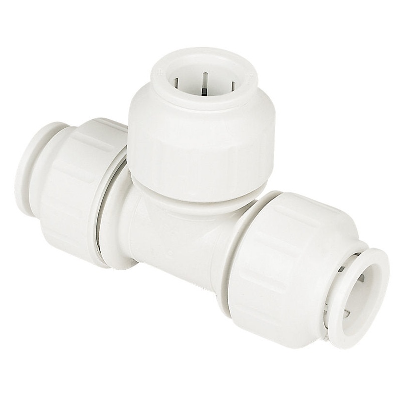 Push Fit 22mm Equal ‘T’ Fitting 10 Pack