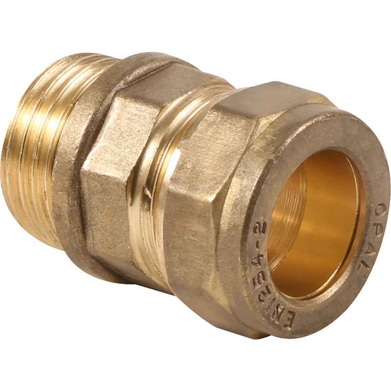 Compression Coupler 22mm x 3/4 Male Iron 5 Pack
