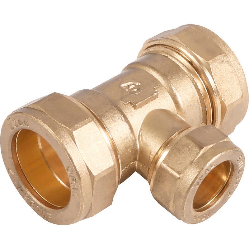 Compression Reducing ‘T’ 22mm x 22mm x 15mm 5 Pack