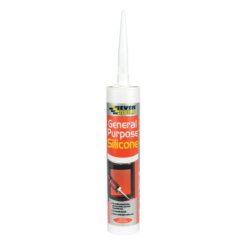 Everbuild – General Purpose Clear Silicone