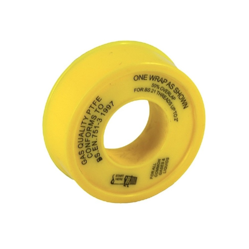 PTFE Gas Thread Sealing Tape – 12mm x 12m