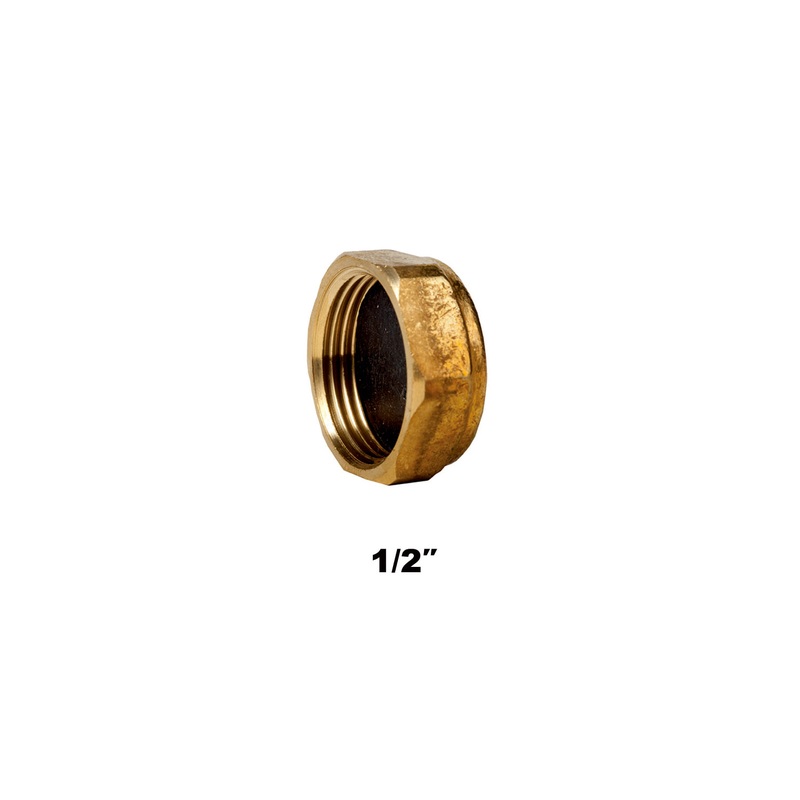 Blank Cap Compression 1/2”(Comp. / BSP) (3721)