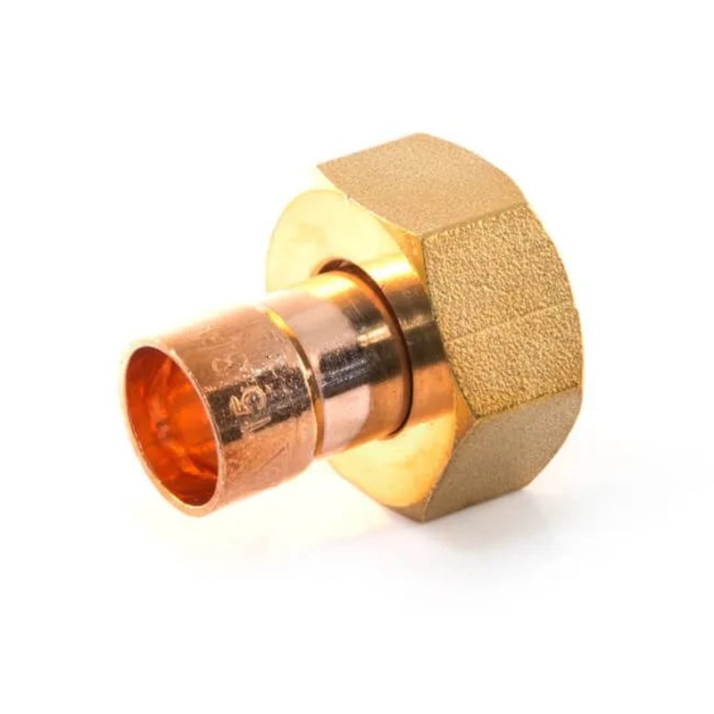 End Feed Straight Tap Connector 15mm x 1/2 5 Pack