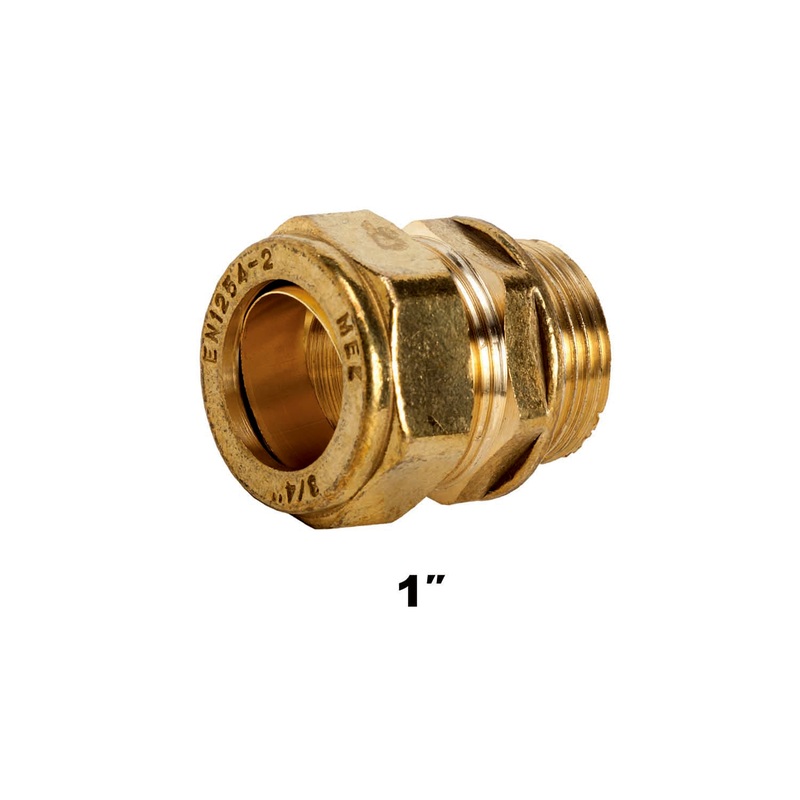 Straight Compression Coupler MI X C 1”(3113)