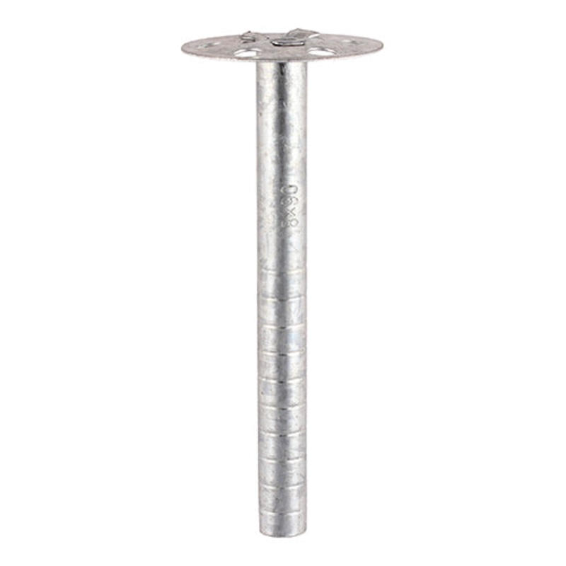 Timco Metal Insulation Fixings – Zinc 8.0 x 60 – 100 Pieces