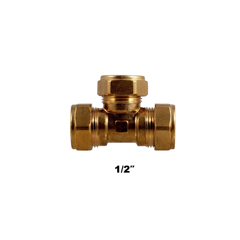 Compression Equal Tee CxCxC 1/2” (3181)
