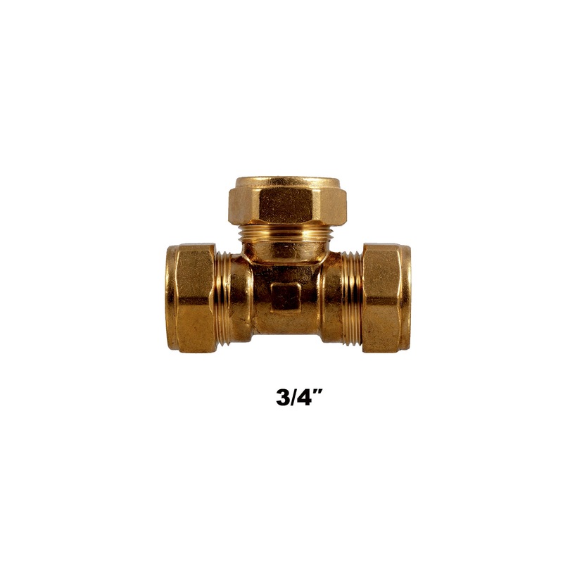 Compression Equal Tee CxCxC 3/4” (3182)