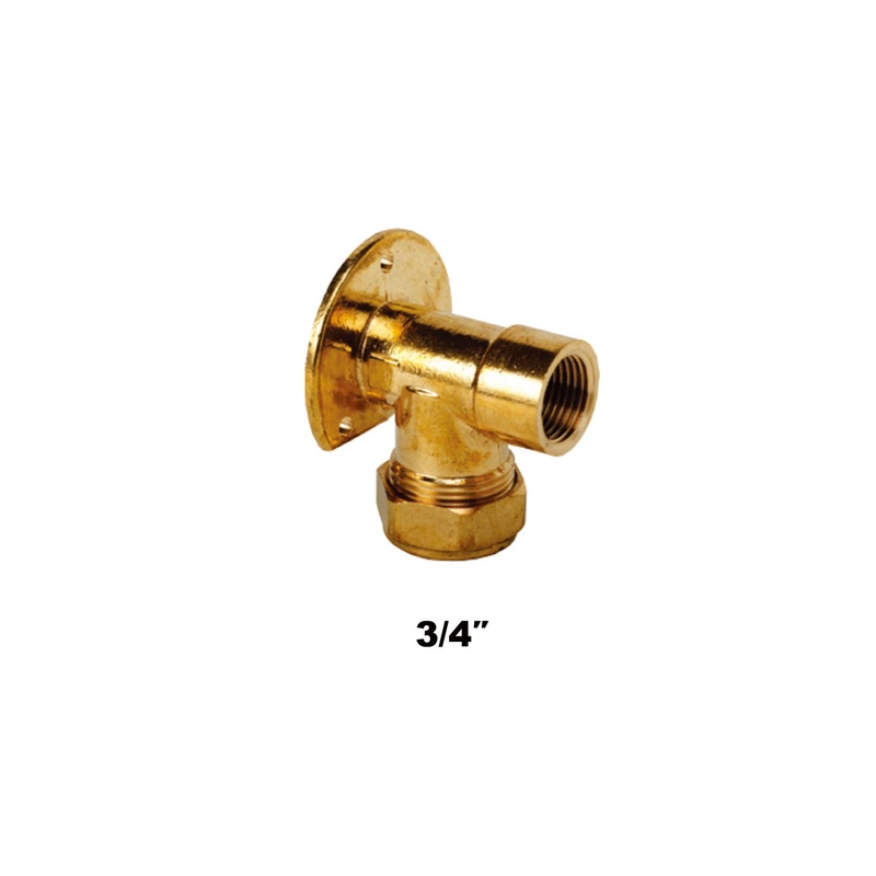 Compression Wall Plate Elbow FIxC 3/4×3/4 (321002)
