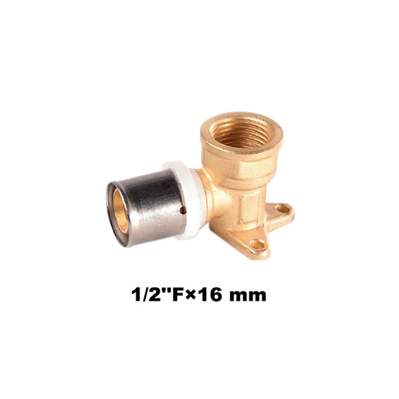 WallPlate Elbow 1/2”Fx16mm (19001)