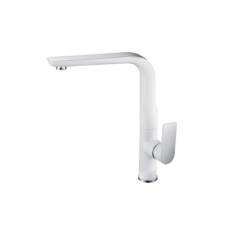 Chrome Brass Sink Mounted Hot and Cold Kitchen Water Faucets