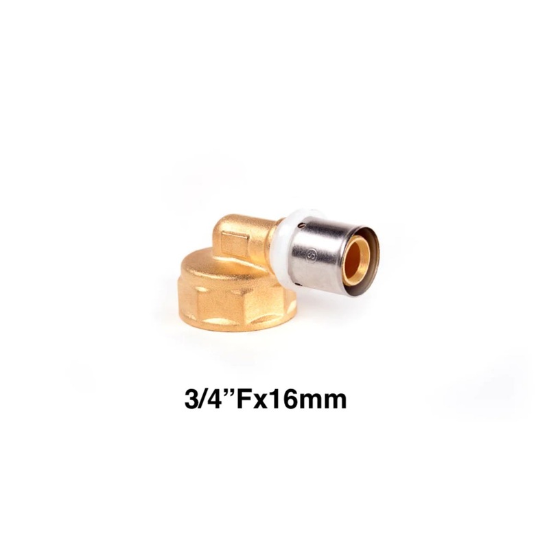 Elbow F.I.xPipe 3/4”Fx16mm