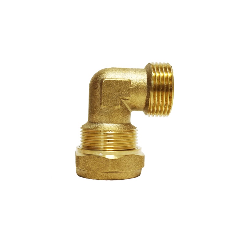 Elbow Fitting, nut and compression ring 22×3/4”