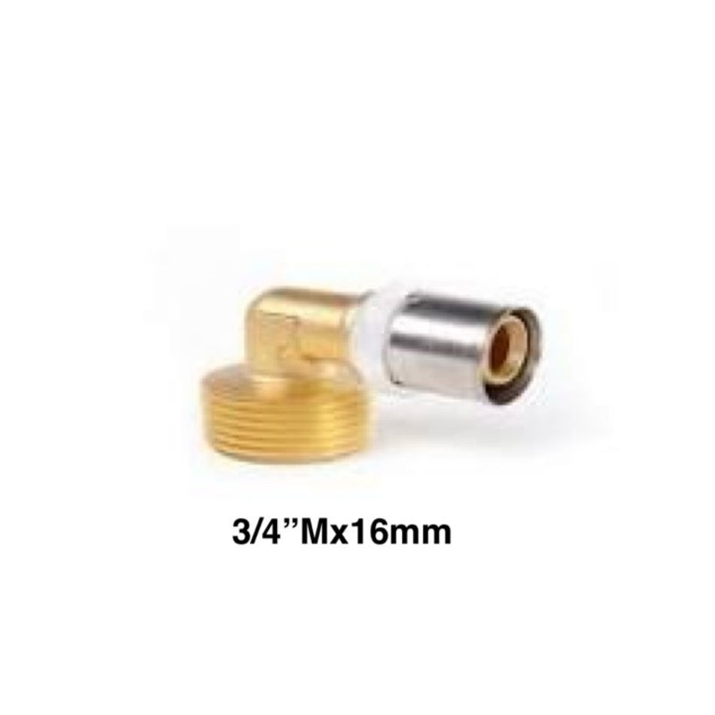 Elbow M.I.xPipe 3/4”Mx16mm