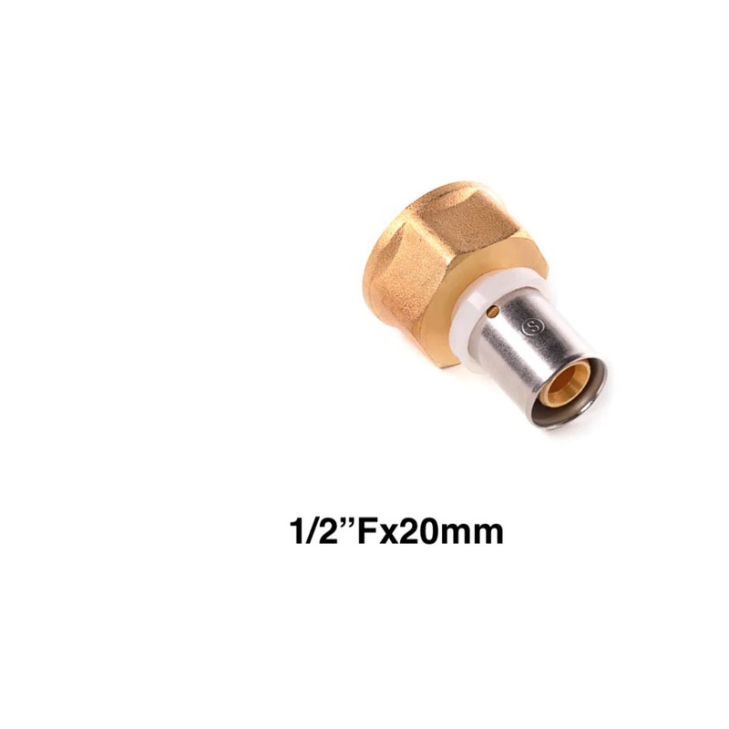 Straight Coupler F.I. X Pipe 1/2×20 mm