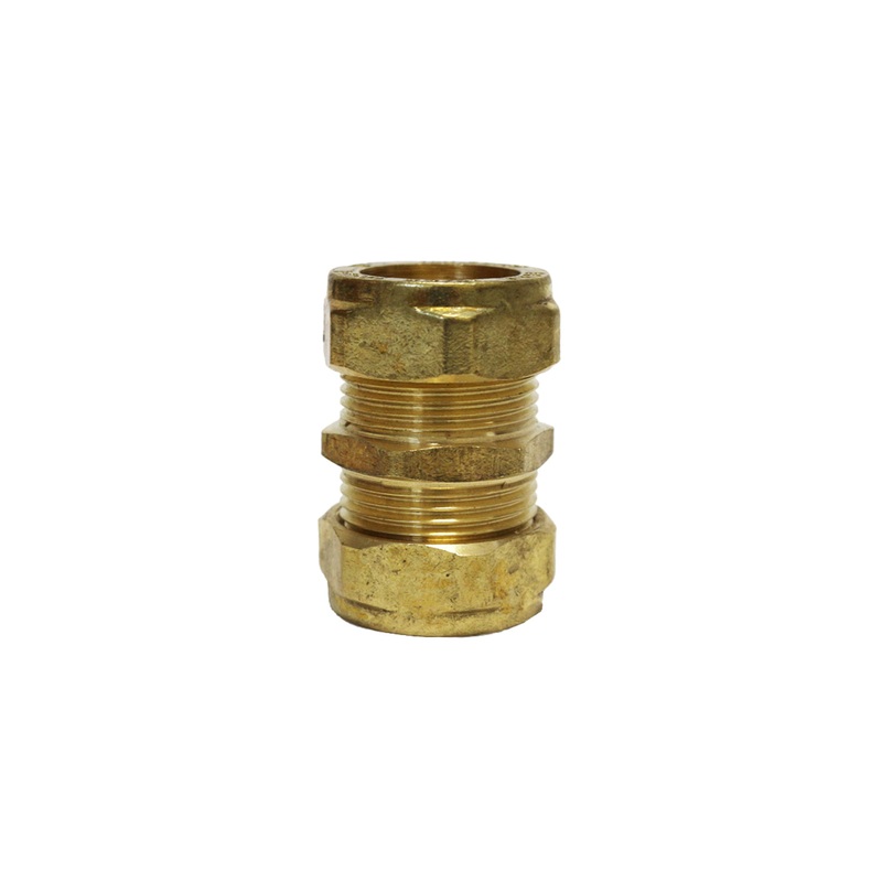 Straight fitting for connection of copper pipes 22×22