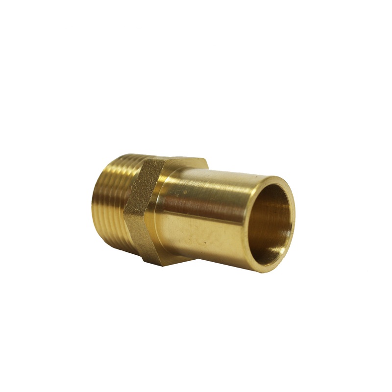 Straight Fitting, nut and compression ring 22×3/4”