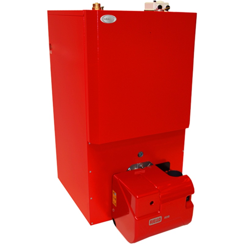 Grant Vortex 50-90 Condensing Boiler (Red Cased) – 15-26 kW
