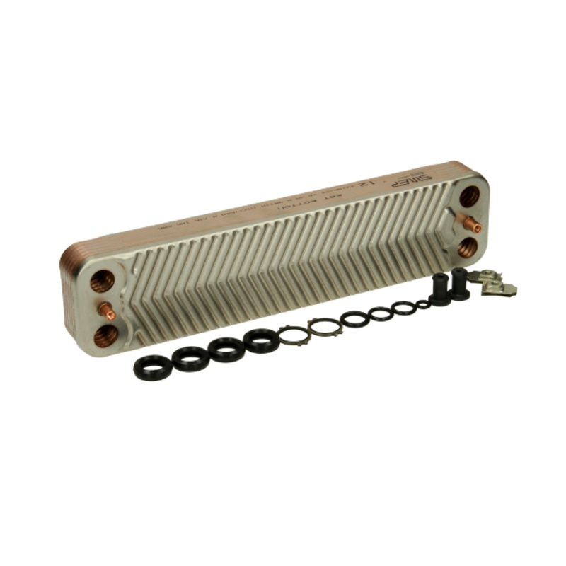 Worcester Bosch DHW Plate Heat Exchanger  87161066860 (12-Plate*)  Greenstar/CDi