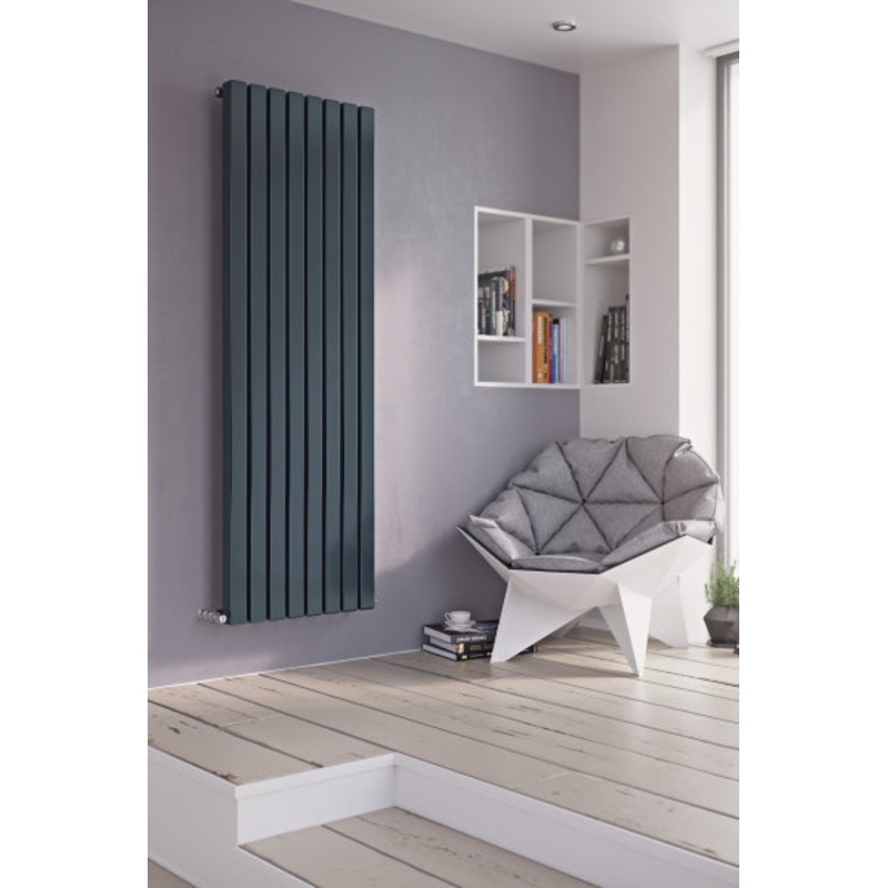 Vulcan Square Designer Vertical Radiators | Anthracite