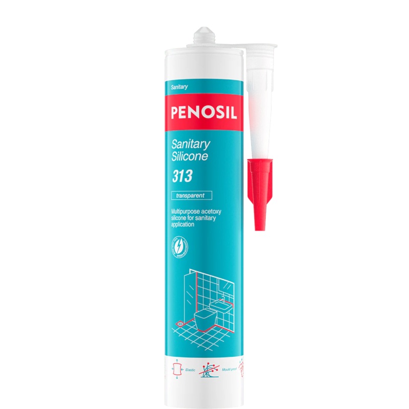 PENOSIL Sanitary Silicone 313 Multipurpose sanitary silicone (White) (Pack:24)