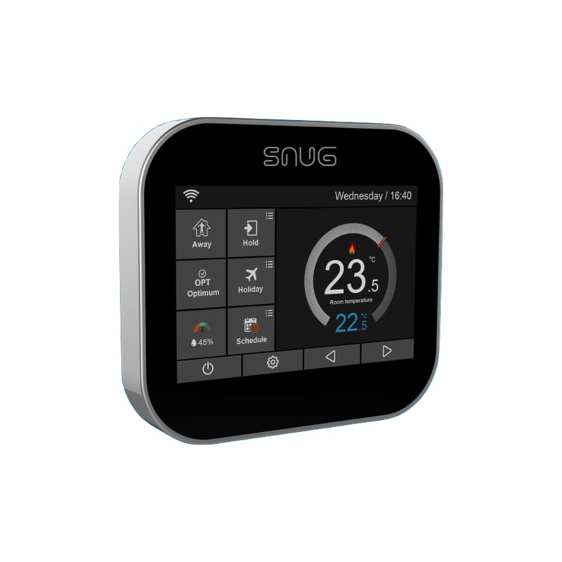 SnugStat RF Smart Wi-Fi Thermostat (Black) – Water