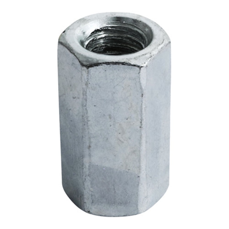 Timco Hex Connector Nuts – Zinc M12 – 100 Pieces