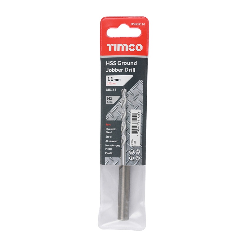 Timco Ground Jobber Drills – HSS M2 11.0mm