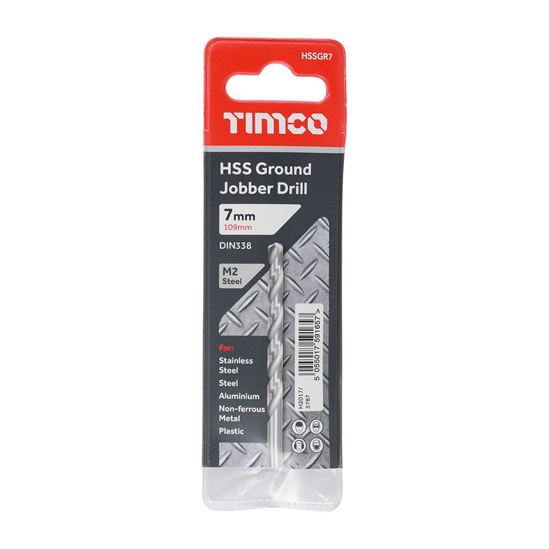 Timco Ground Jobber Drills – HSS M2 7.0mm
