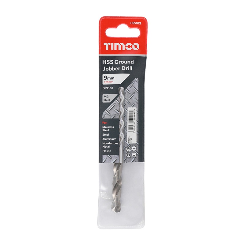 Timco Ground Jobber Drills – HSS M2 9.0mm