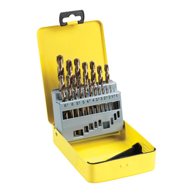 Timco Ground Jobber Drills Set – Cobalt M35 19pcs
