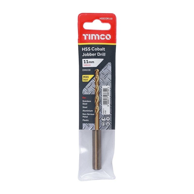 Timco Ground Jobber Drills – Cobalt M35 11.0mm