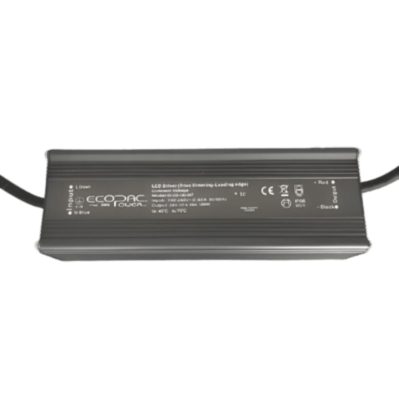 100W 24V DC Constant Voltage TRIAC Dimmable LED Driver – Outdoor