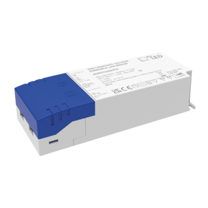 25W 24V DC Constant Voltage TRIAC Dimmable LED Driver