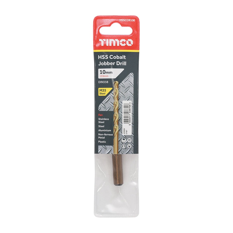 Timco Ground Jobber Drills – Cobalt M35 10.0mm