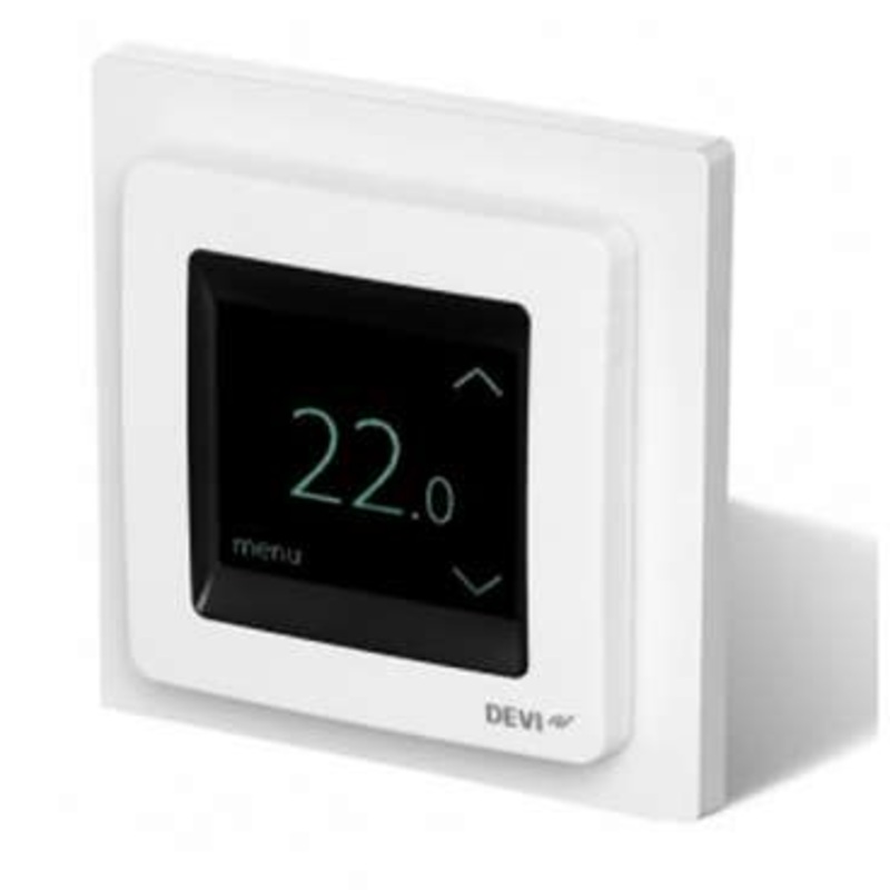 Devireg Touch Electric Underfloor Heating Thermostat I Polar White