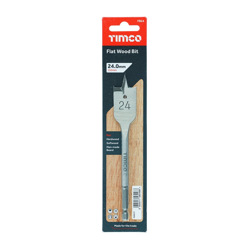 Timco Flat Wood Bit 24.0 x 152