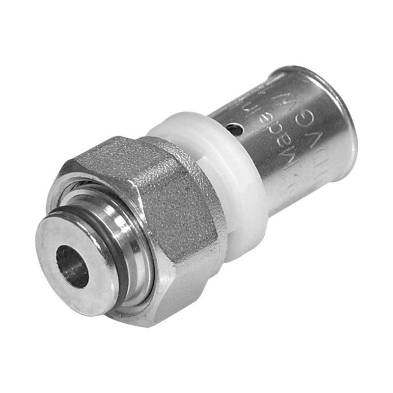 16mm x 1/2 Plumbing Manifold Connector (Press)