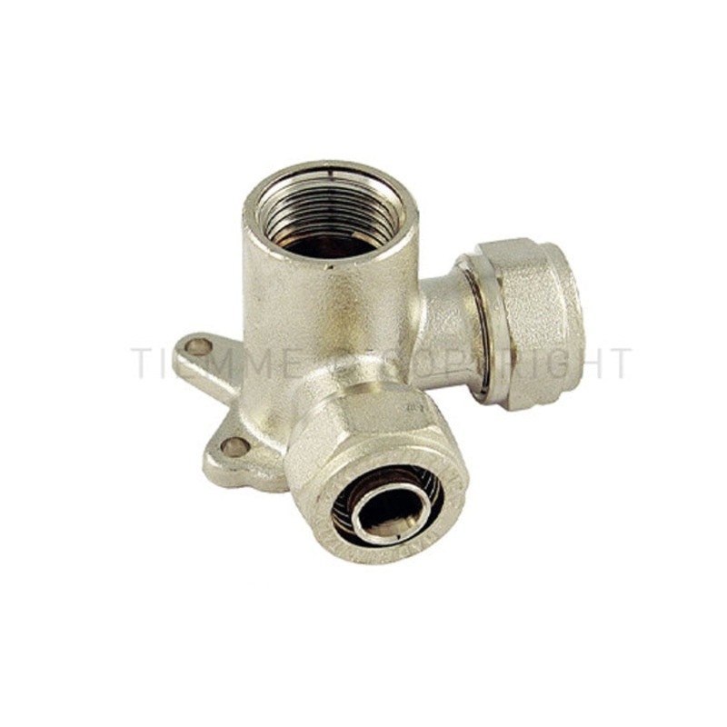 16mm x 1/2 x 16mm Wall Plate Elbow