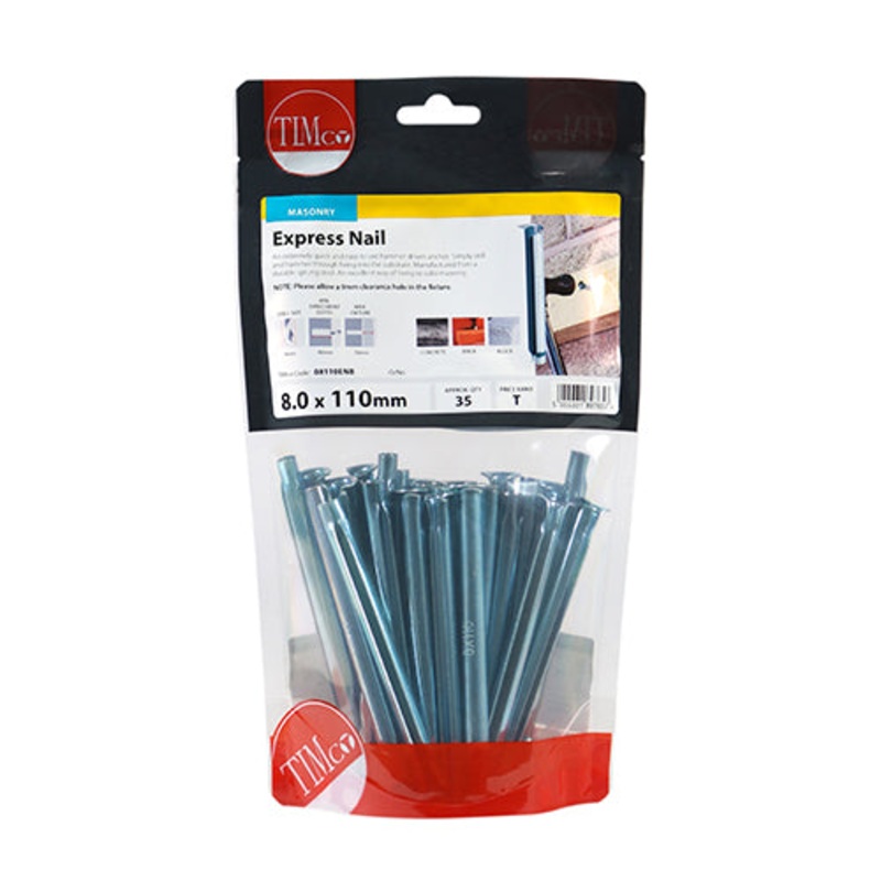 Timco Express Nails – Zinc 8.0 x 110 – 35 Pieces