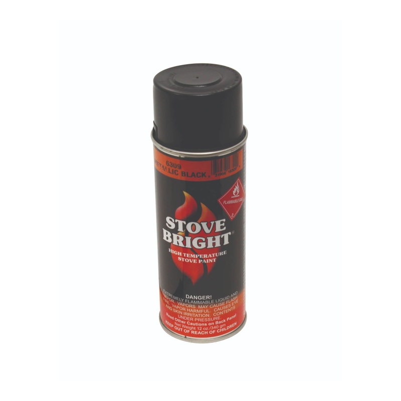 Stove Bright Spray Paint Metallic Black