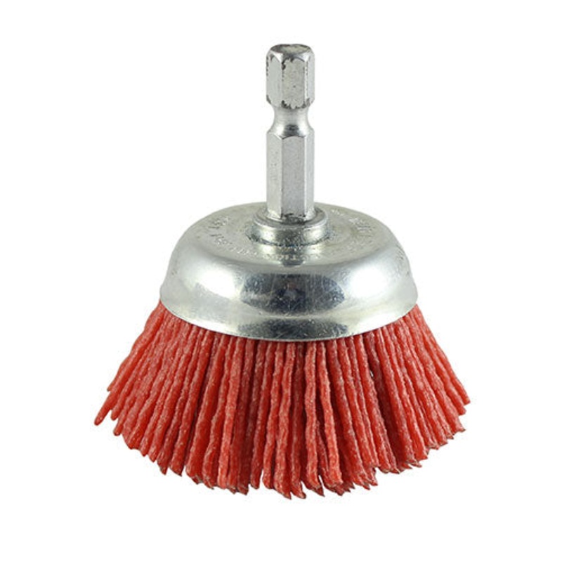 Timco Drill Cup Brush – Nylon 75mm