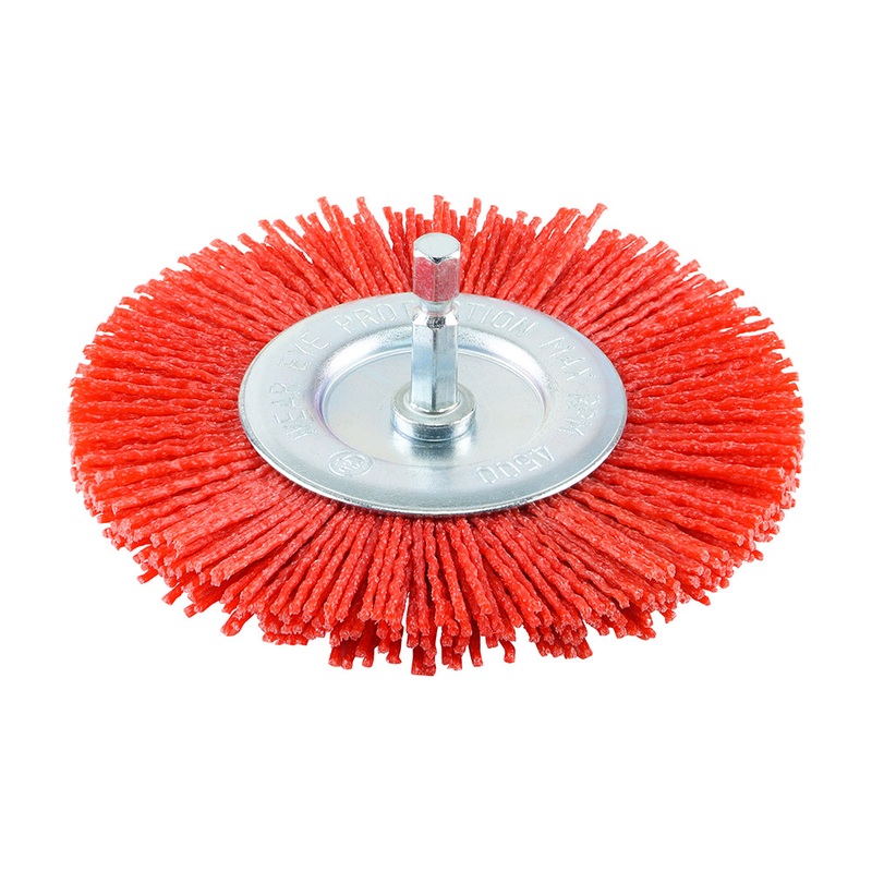 Timco Drill Wheel Brush – Nylon 100mm