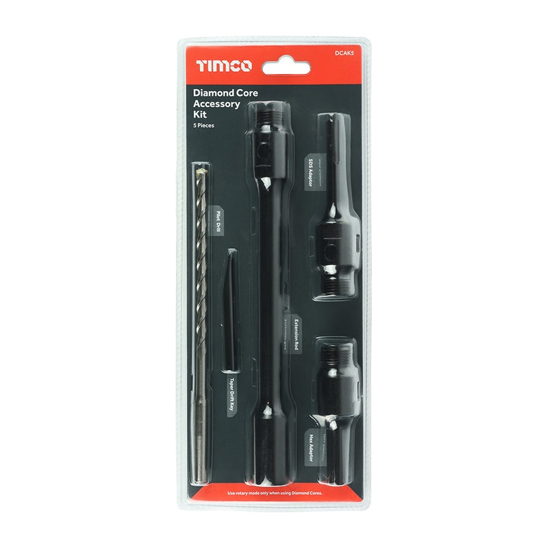 Timco Dry Diamond Core Accessory Kit 5pcs