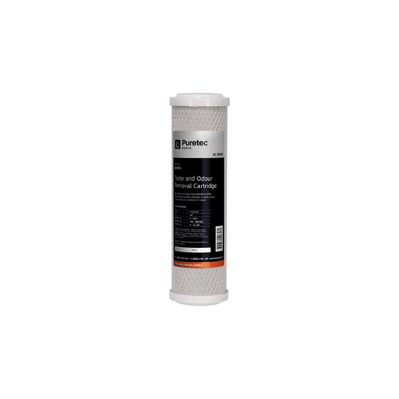 EC051 Extruded Carbon Cartridge, 10 inch, 5um